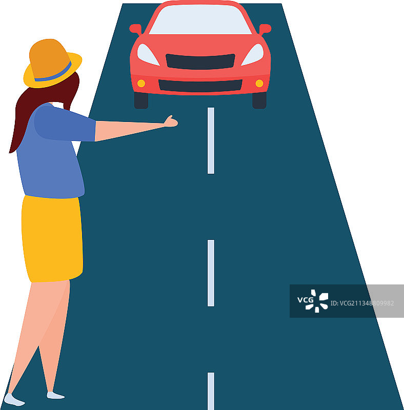 搭便车旅行图片素材