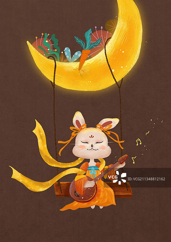 古装玉兔图片素材