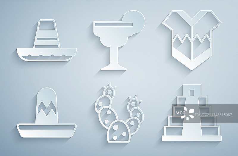 仙人掌主题元素：墨西哥风情图片素材