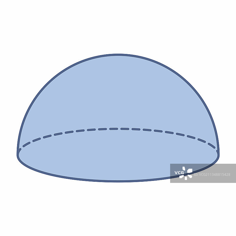 半球几何形状图片素材