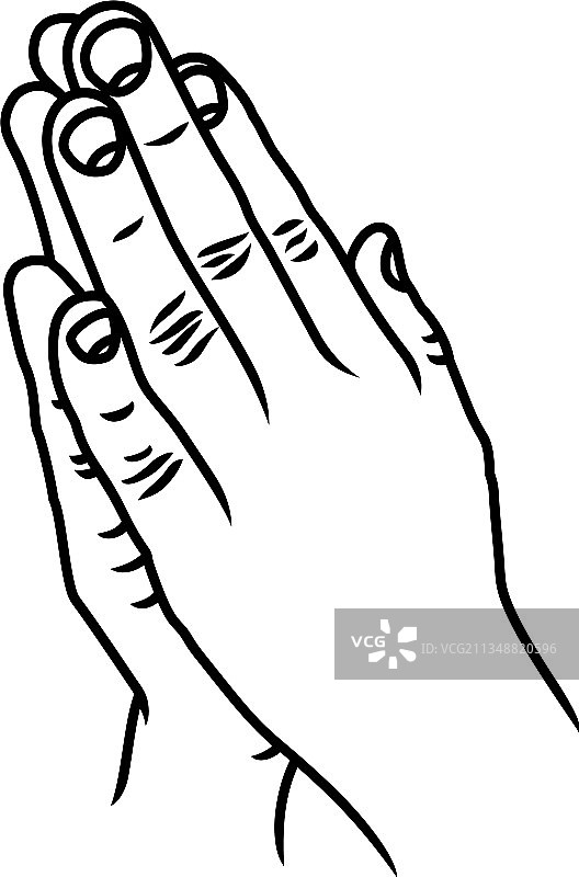 祈祷的手图片素材