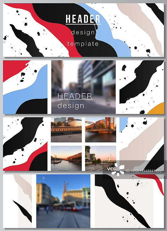 标题banner设计模板布局图片素材