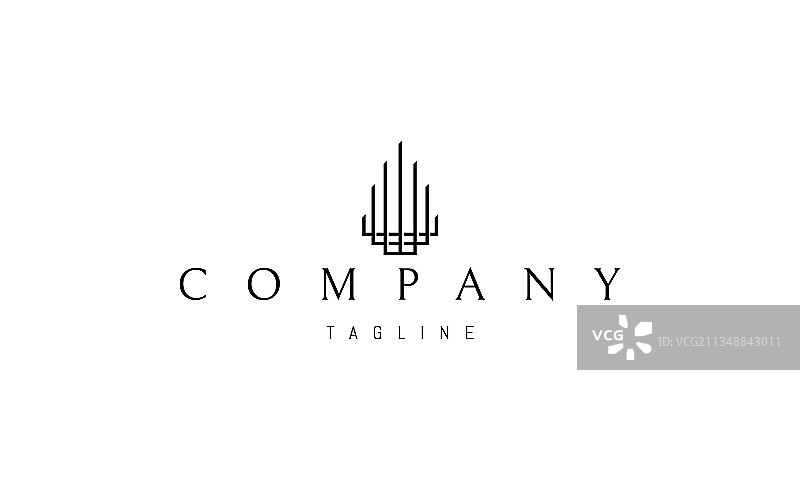 带有抽象图像的logo图片素材