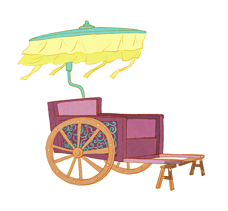 古代马车元素图片素材