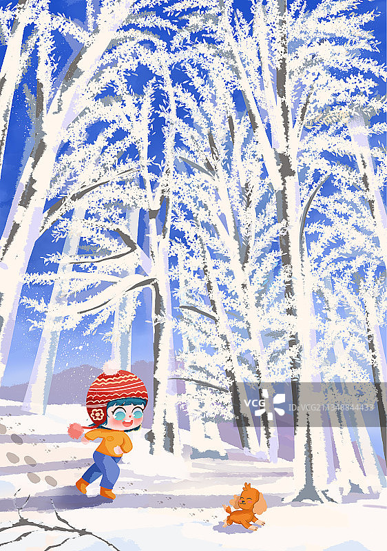 二十四节气-小雪图片素材