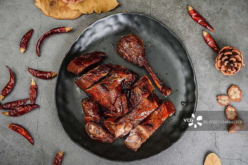 甜皮鸭图片素材