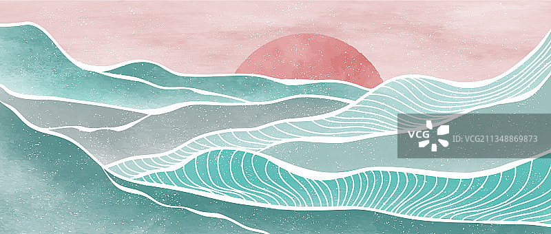 创意简约现代油漆线条艺术图片素材