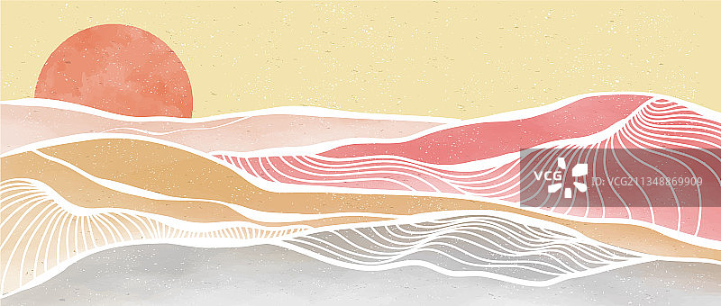 创意简约现代油漆线条艺术图片素材