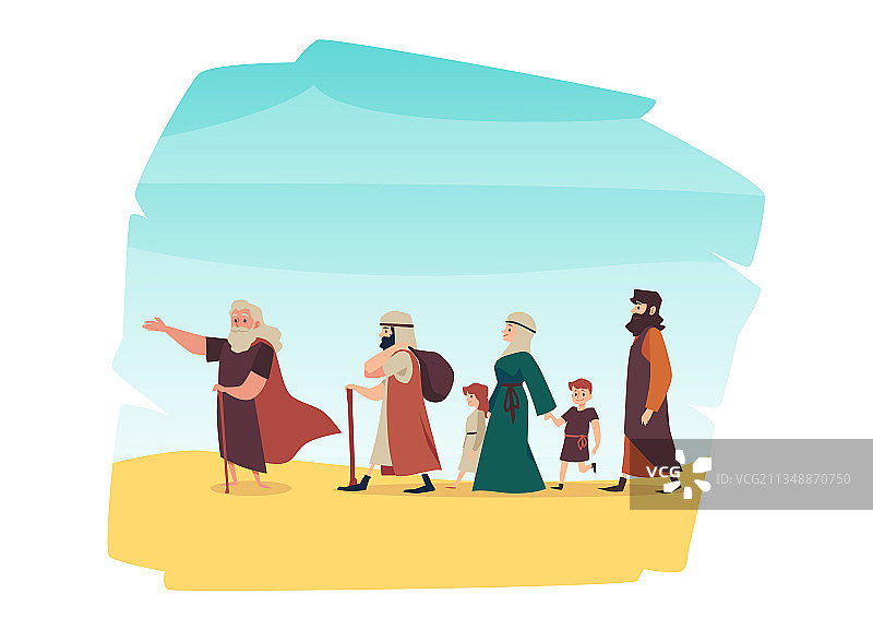 旧约出埃及记以色列人图片素材