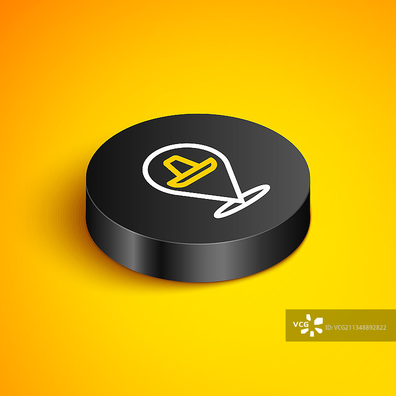 2.5D线条传统墨西哥阔边帽图片素材