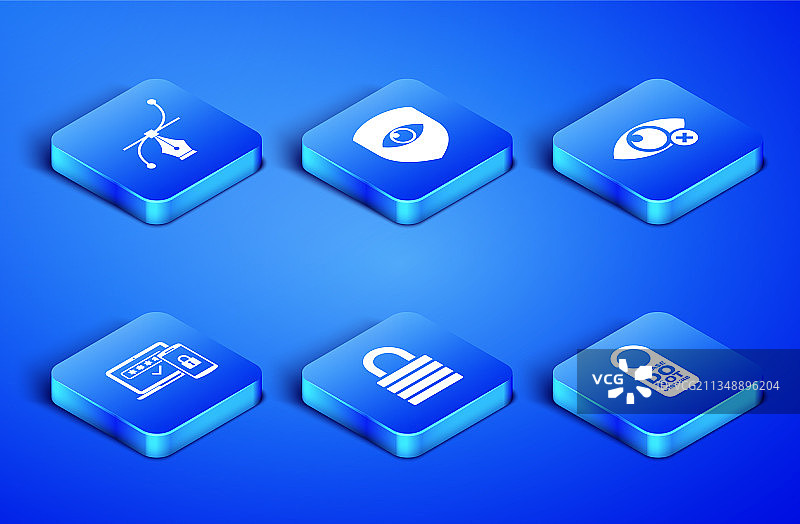 请勿打扰曲线锁图片素材