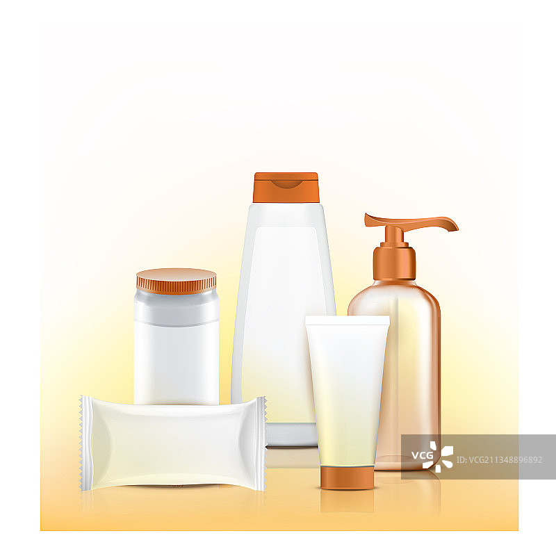 婴儿化妆品套装创意促销海报图片素材