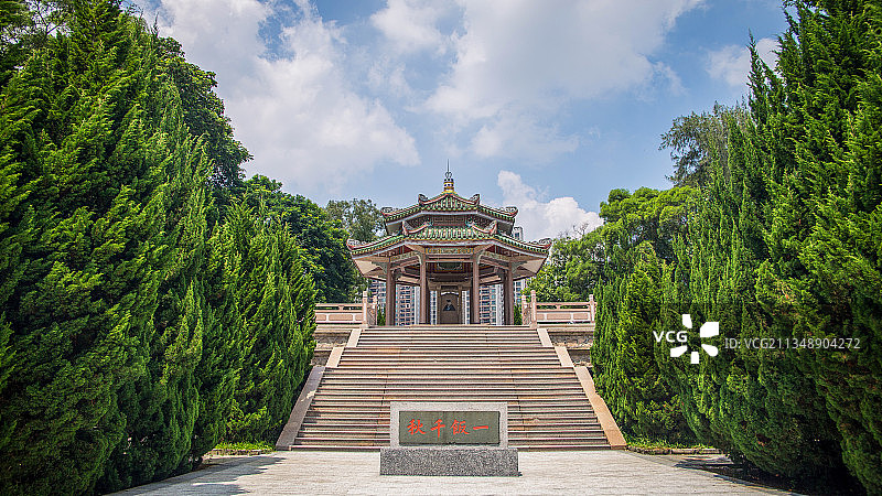 广东省汕尾市海丰县文天祥公园方饭亭图片图片素材