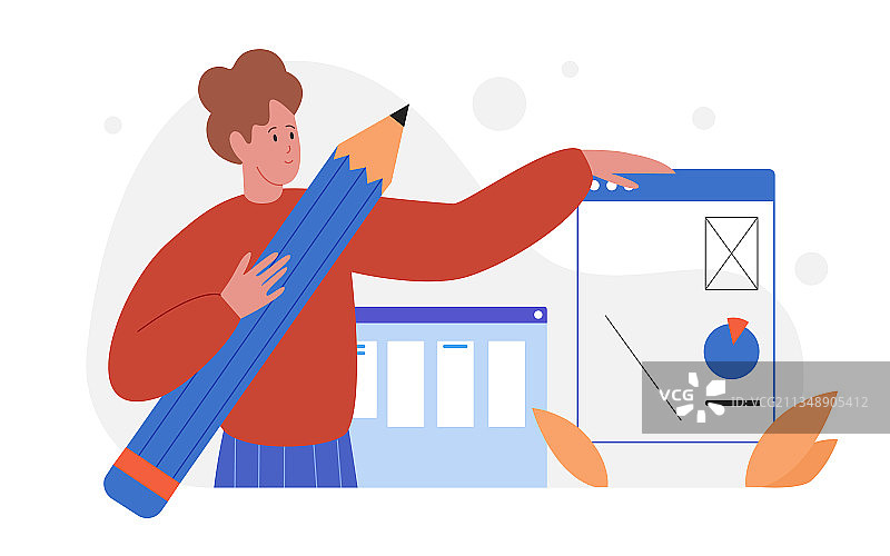 人们开发人员从事应用程序Web开发图片素材