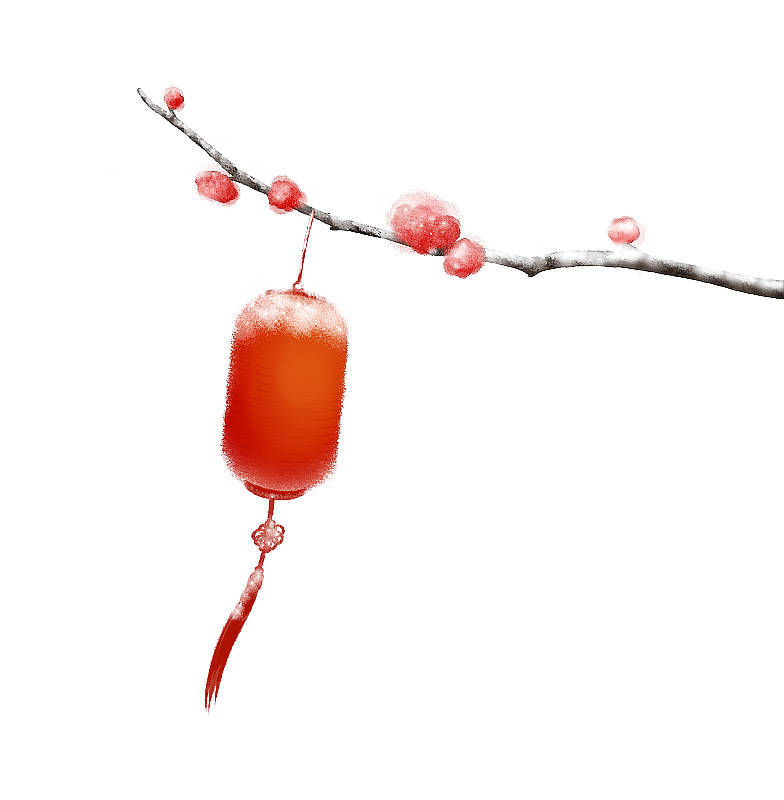 梅花灯笼素材图片素材