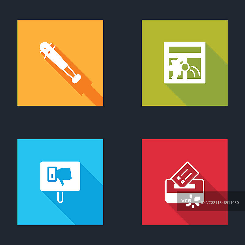 带钉棒球棒打碎的窗户图片素材