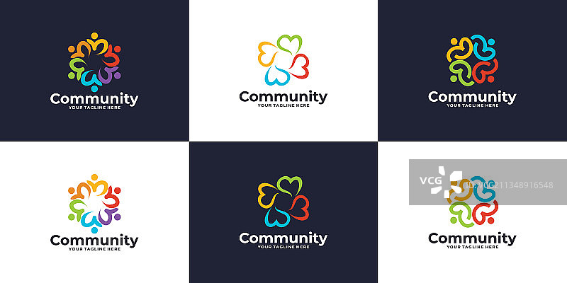 社交网络Logo社区Logo合集图片素材