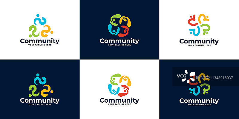 社区标志或医疗诊所标志图片素材