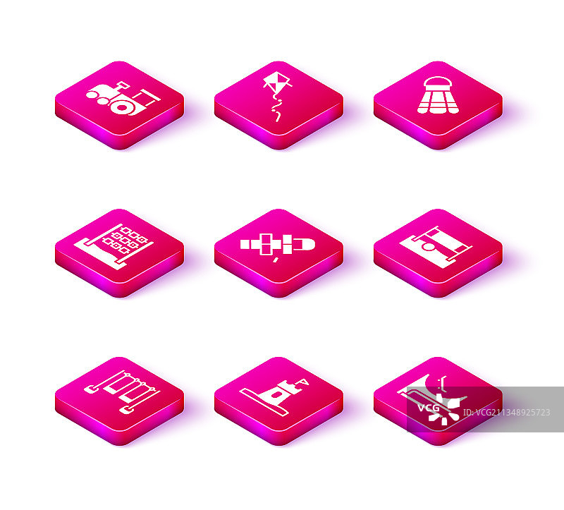 双人秋千沙塔井字游戏图片素材