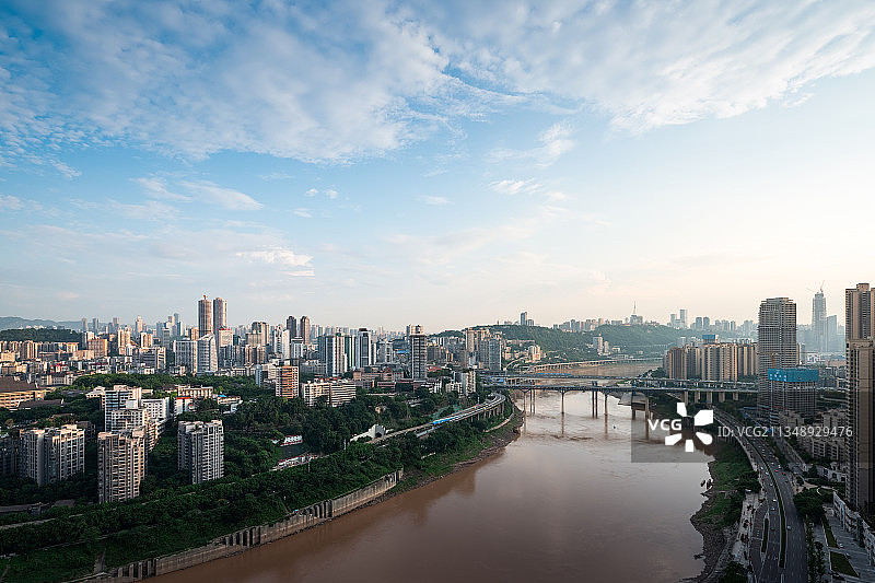 重庆市渝中区牛角沱立交桥图片素材