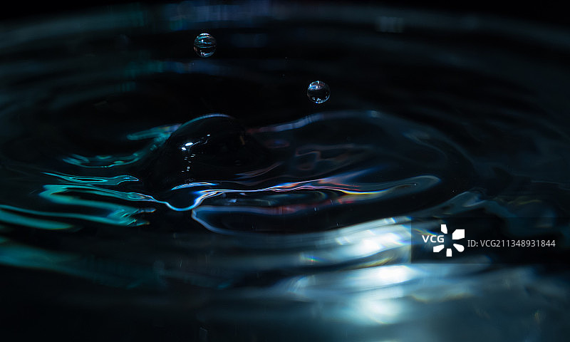 波纹水面特写图片素材