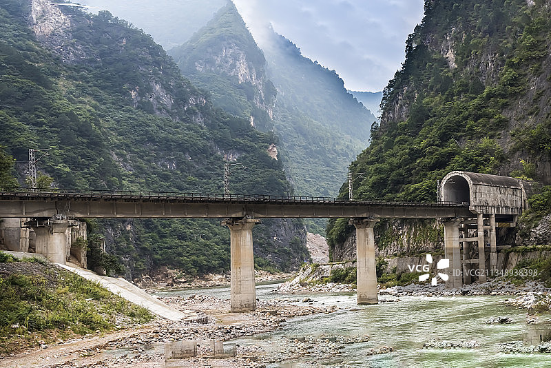 宝成铁路图片素材