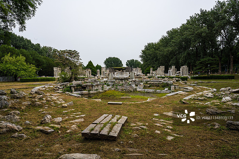 圆明园西洋楼遗址图片素材