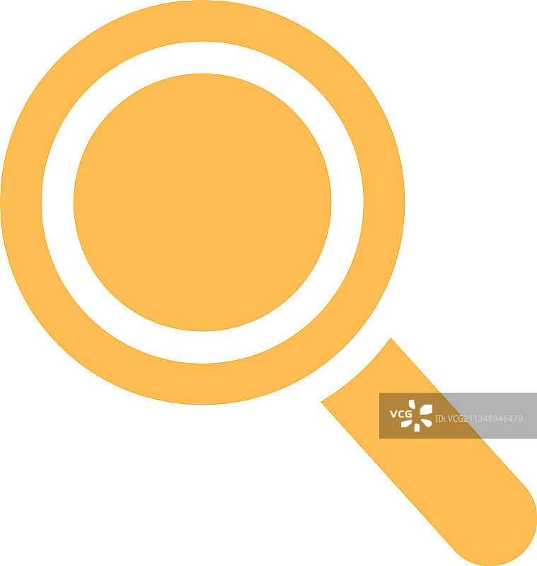 白色背景上的管理员放大镜图片素材