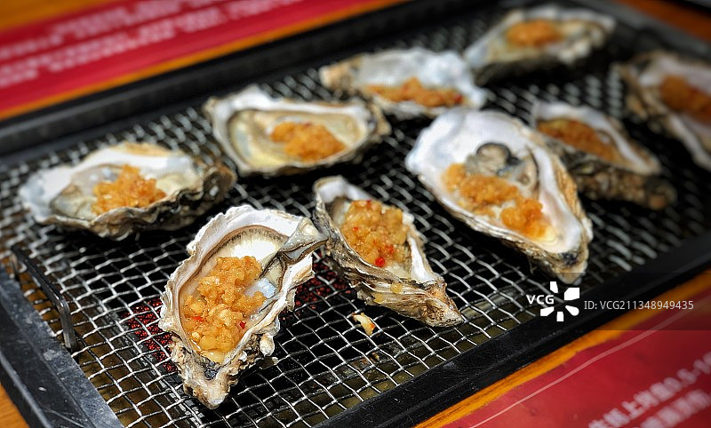 蒜蓉生蚝图片素材