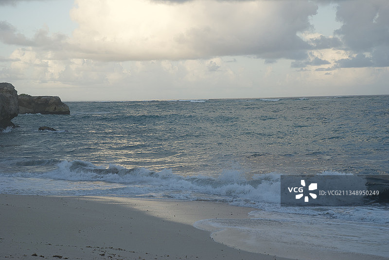 巴巴多斯海天景色图片素材