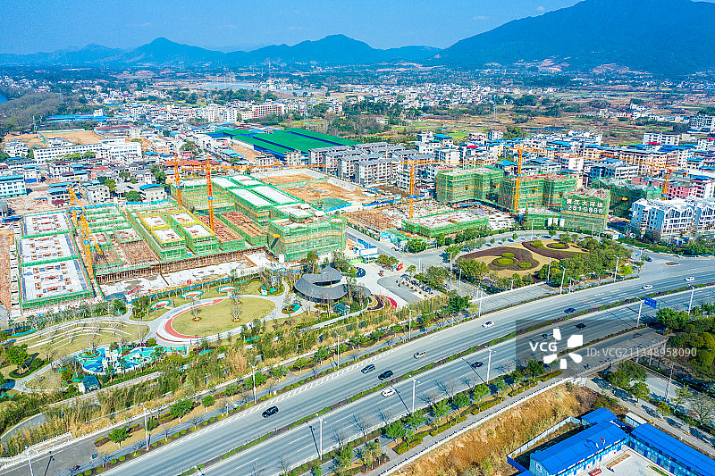 桂林叠彩滨江区城市建筑图片素材
