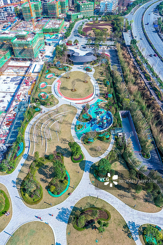 桂林叠彩滨江区城市建筑图片素材