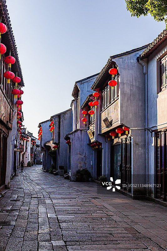 苏州山塘街风光图片素材