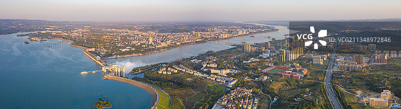 丹江口水库大坝图片素材