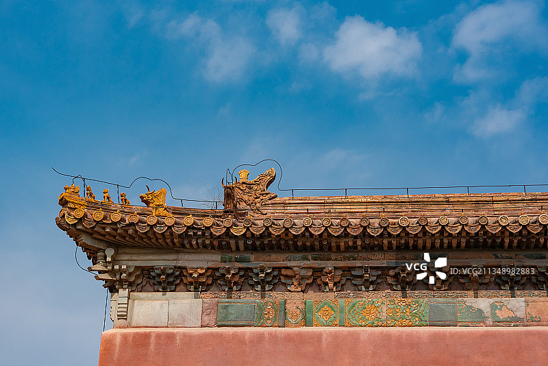 北京明十三陵永陵宫门图片素材