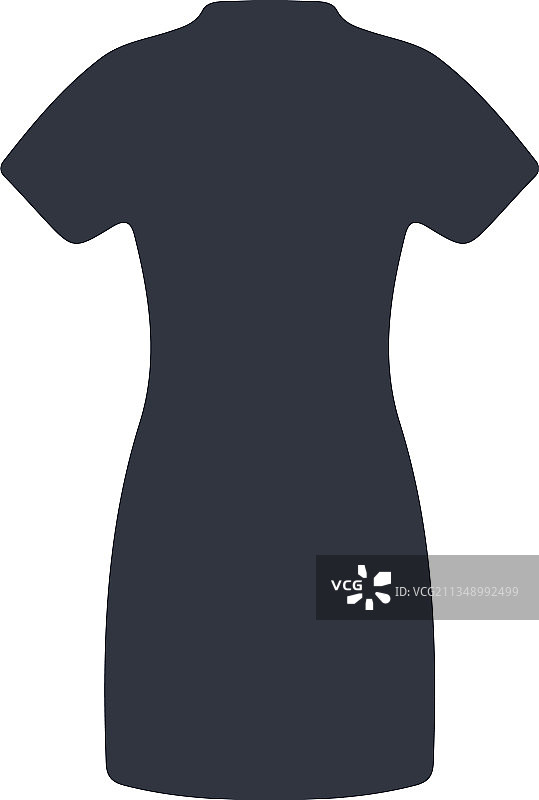 白色背景上的旗袍图片素材