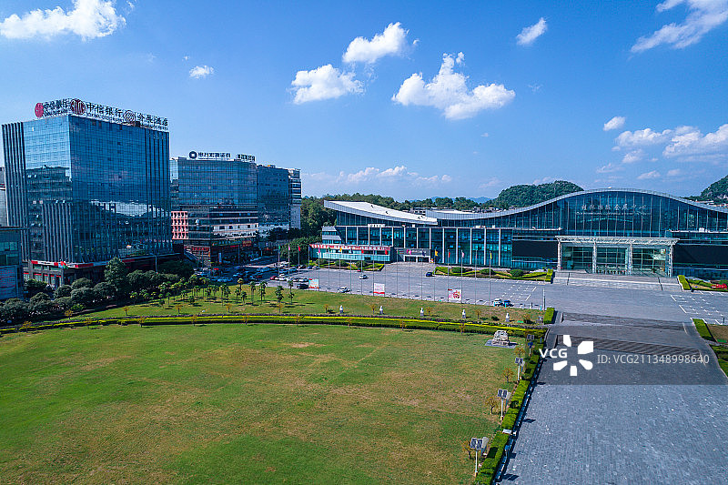 桂林城市建筑风光七星区图片素材