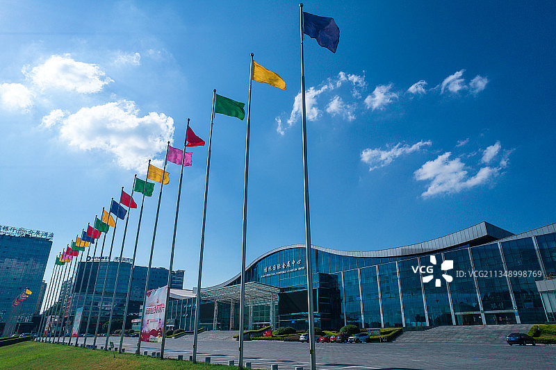 桂林城市建筑风光七星区图片素材