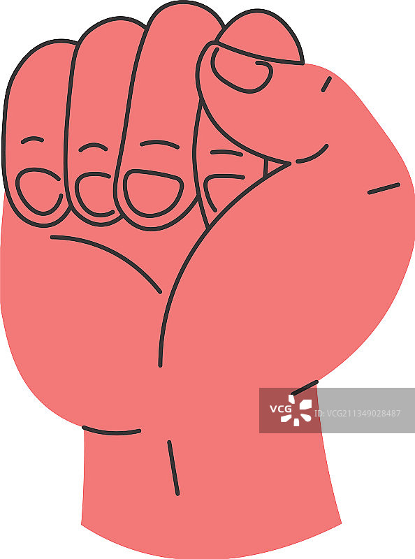 拳头手势图片素材