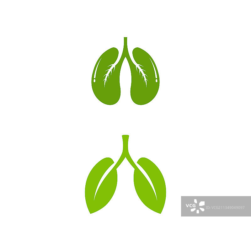 医疗设计肺部图标图片素材