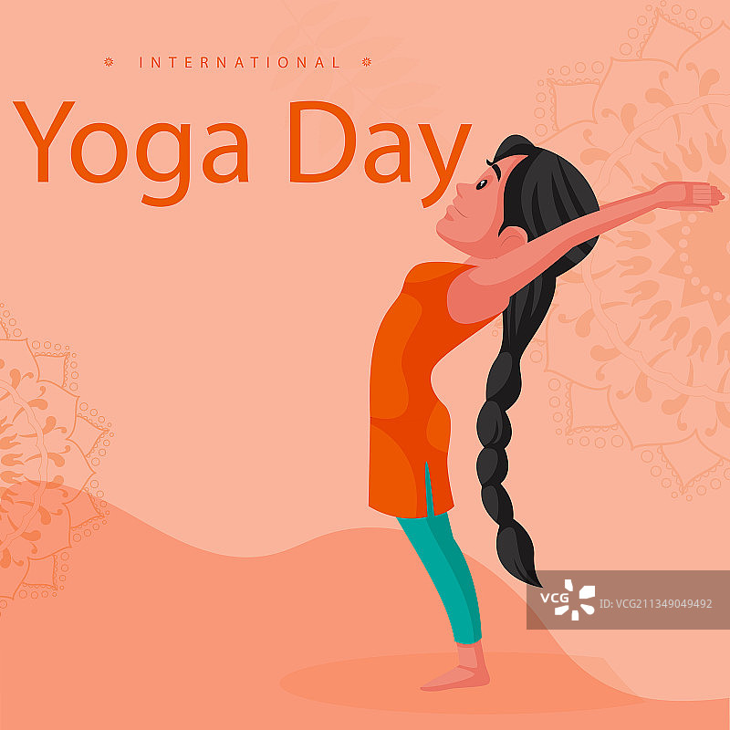 瑜伽日banner设计图片素材