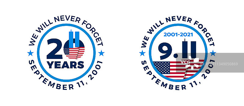 2001年9月11日 - 911事件20周年纪念图片素材