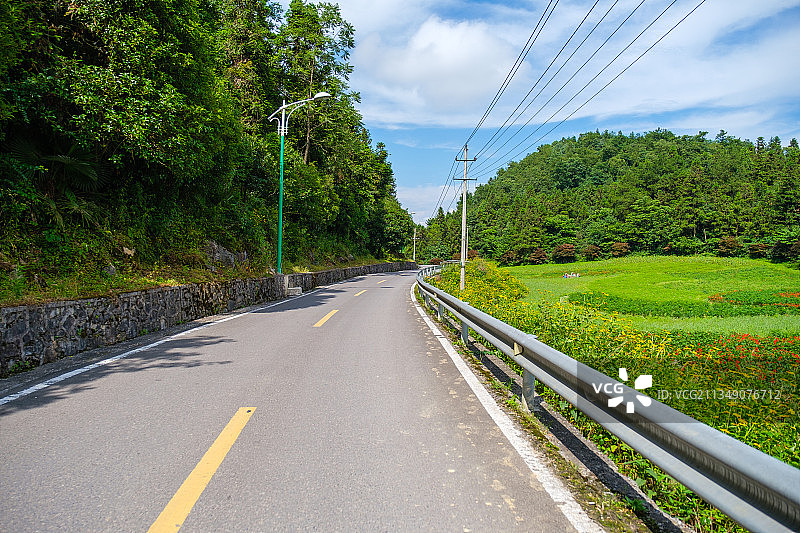 恩施望城坡柏油路图片素材