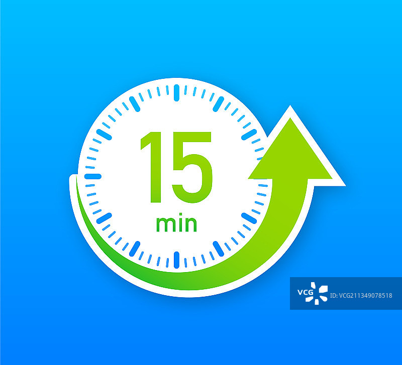 15分钟秒表图标图片素材