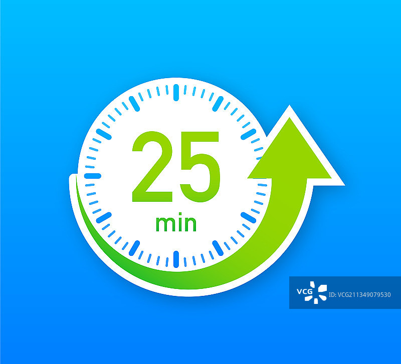 25分钟秒表图标图片素材