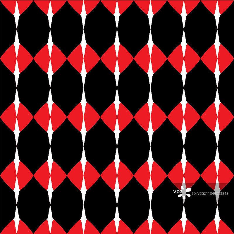 瓷砖粉蜡白色红色和黑色图案图片素材