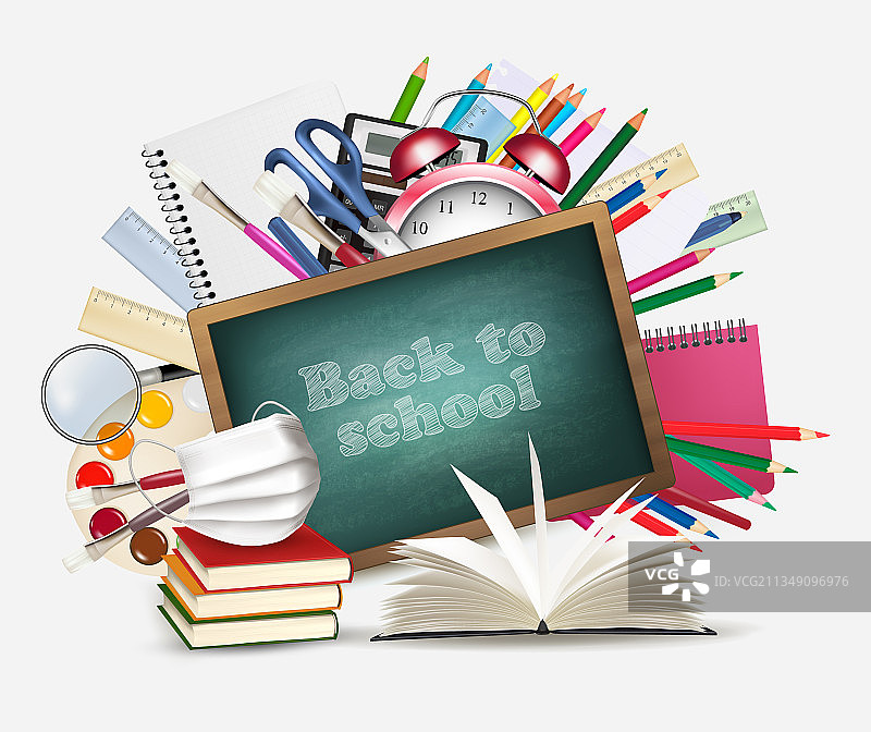 疫情期间返校图片素材