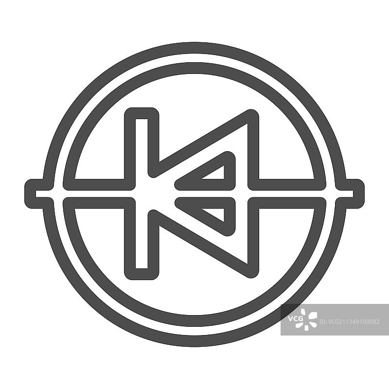 圆形二极管图标电子产品图片素材