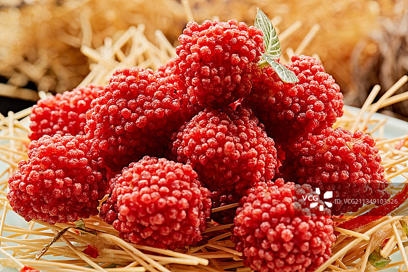 荔枝大虾球图片素材