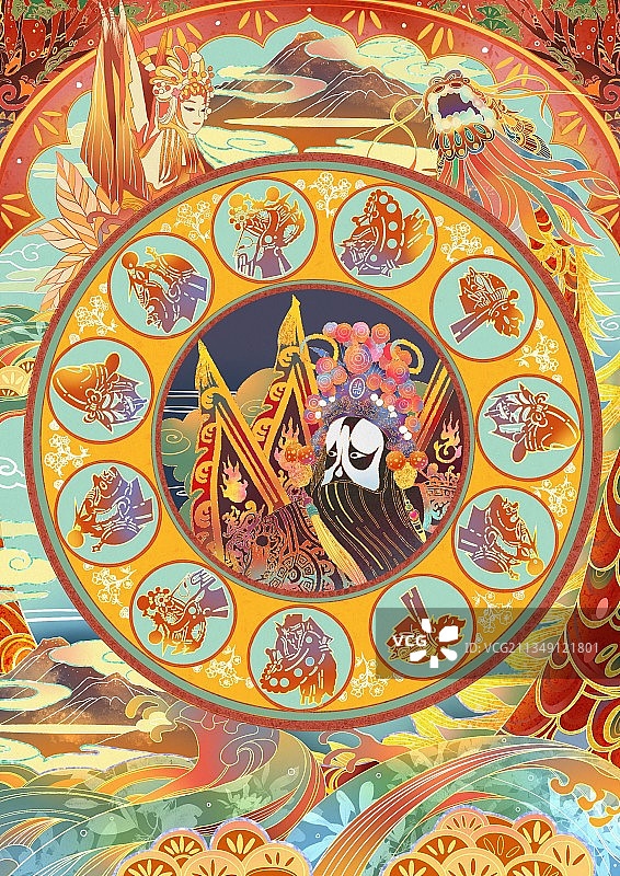 影映江山图片素材